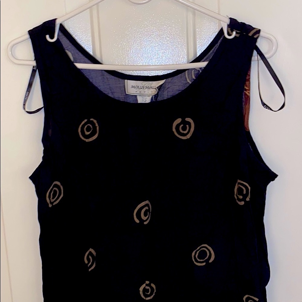 MOLLY MALLOY petite dress, size 12.